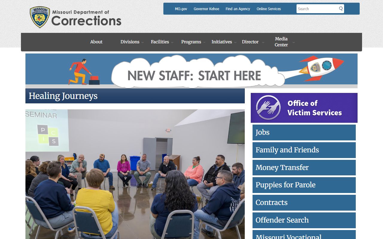 Henry County criminal court records Missouri Department of Corrections homepage