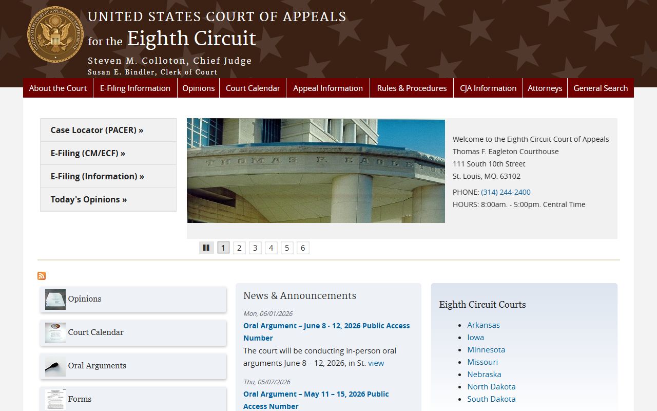 Henry County Circuit Court federal appellate court distinction